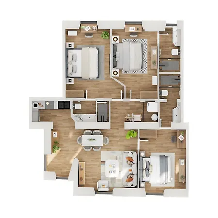 Urbe Charme Scipioni - 3 3 Bathrooms Daire Roma
